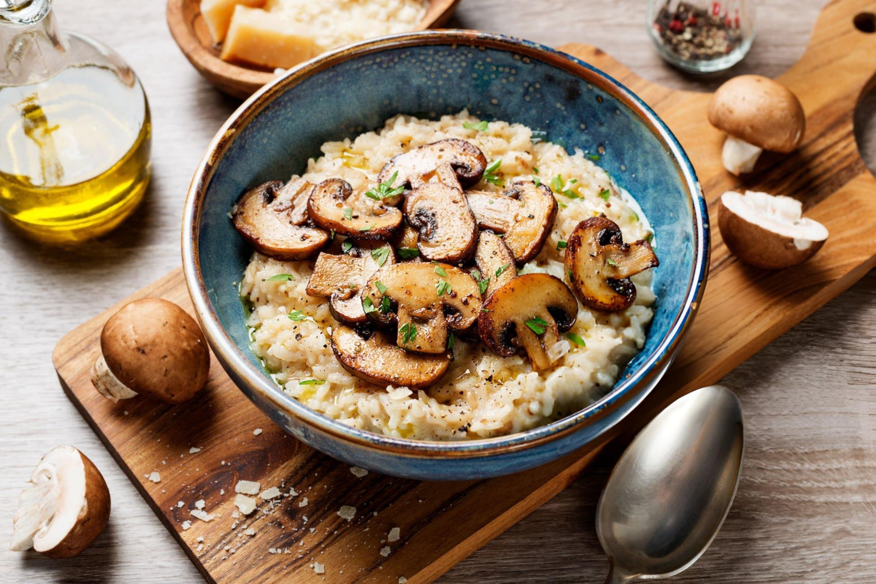 Creamy Mushroom Risotto