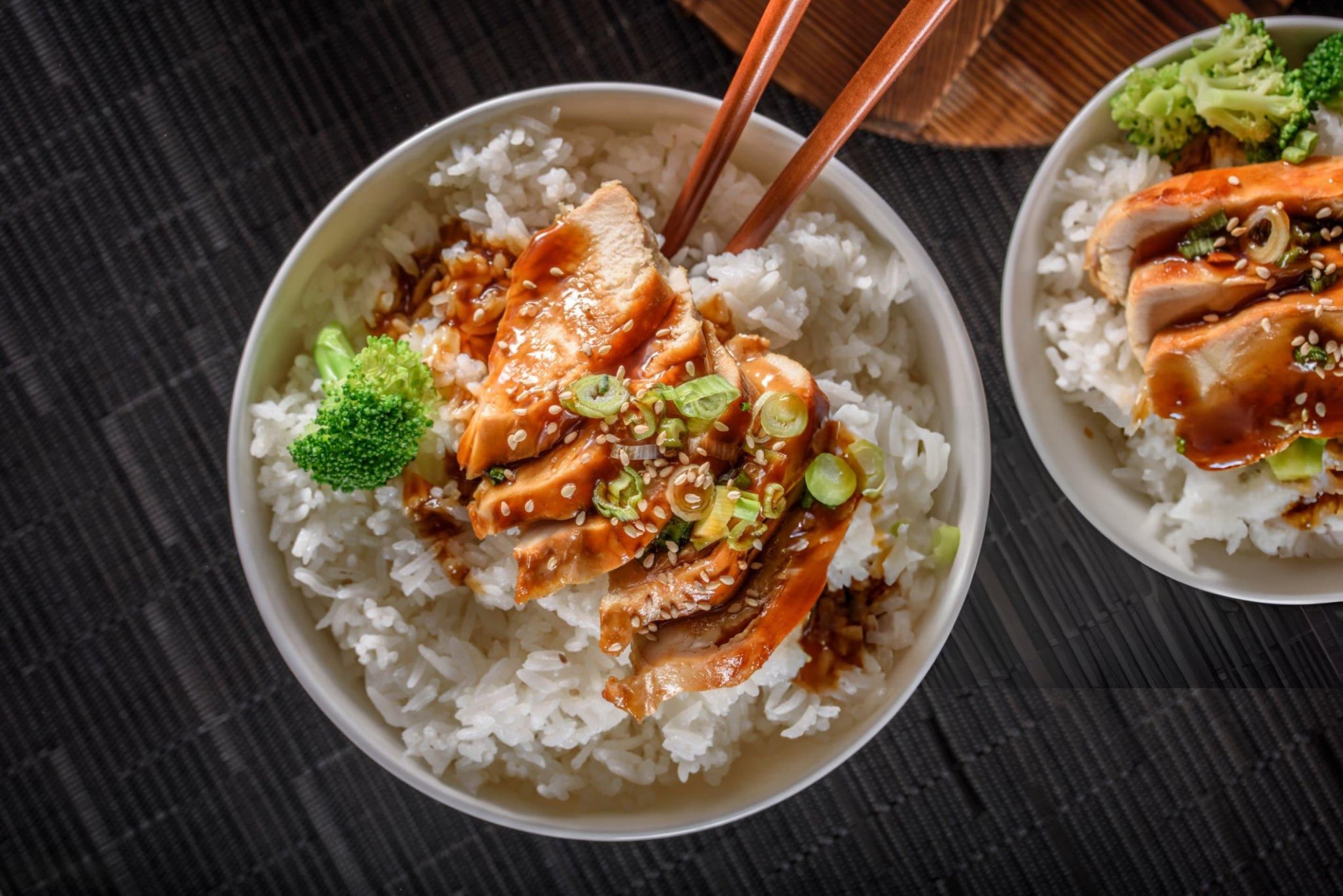 Teriyaki Chicken and Vegetable Rice Bowl