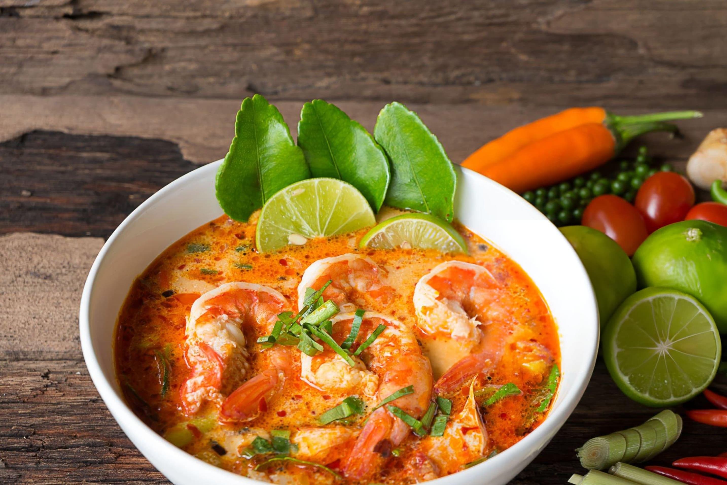 Tom Yum Soup with Shrimp
