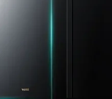 The black crystal glass front of the DWBB7