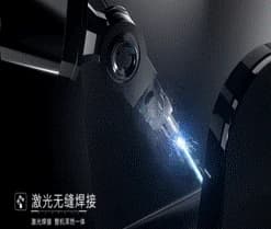 A laser welding the seam of the V999 body