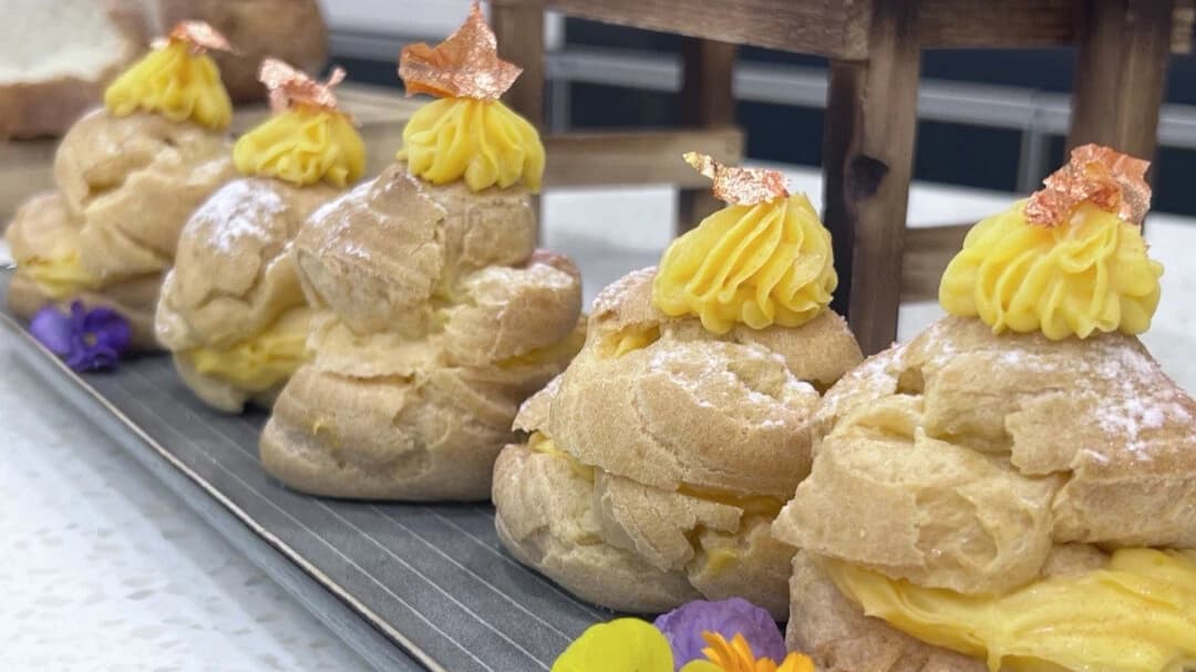 Cream Puff With Custard Filing Recipe