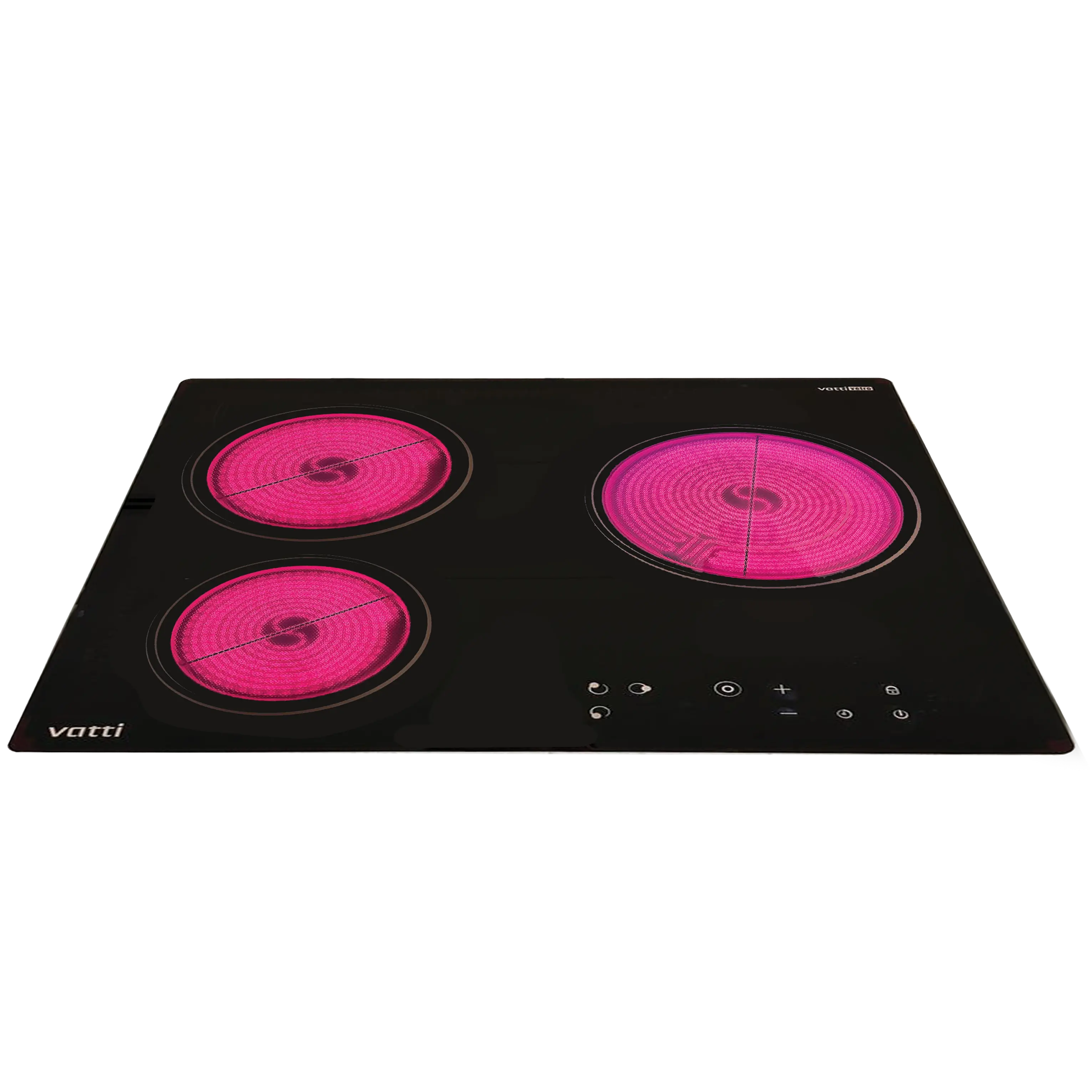Ceramic cooker Hob ER3601T Top front View