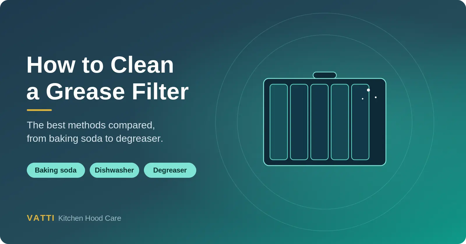 How to Clean Grease Filter