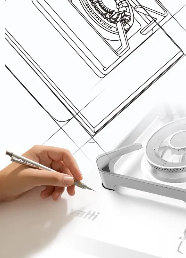 A design sketch of the C720S being drawn