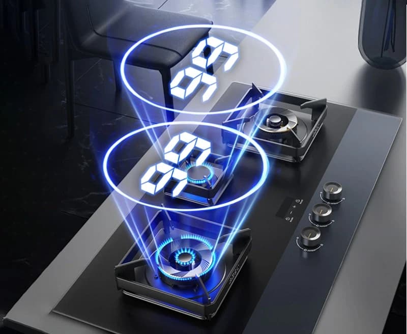 The C830G with its timer counting on both zones