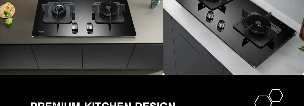 The M822G installed in two different kitchens
