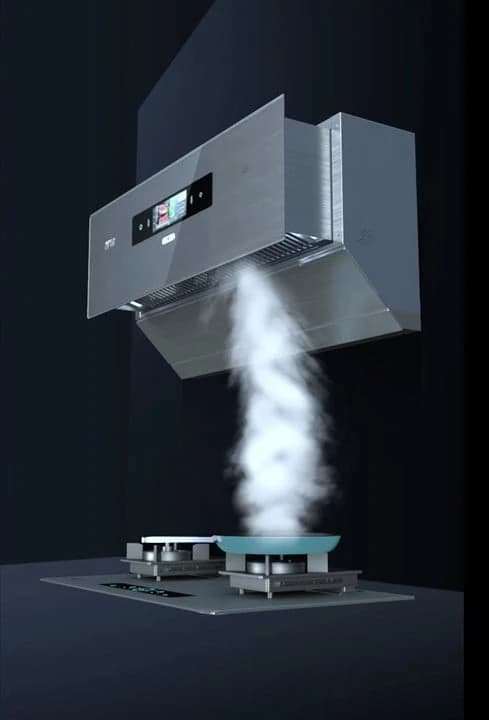 The V919 pulling steam off a hob