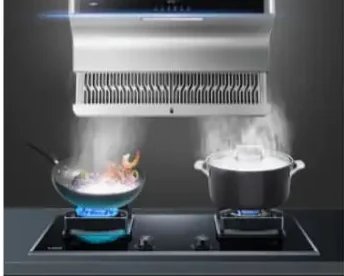 The V993 on turbo over a wok and a stockpot on a gas hob