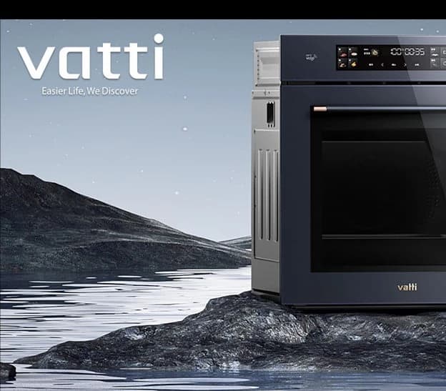 The VA06 combi oven standing on rock over water