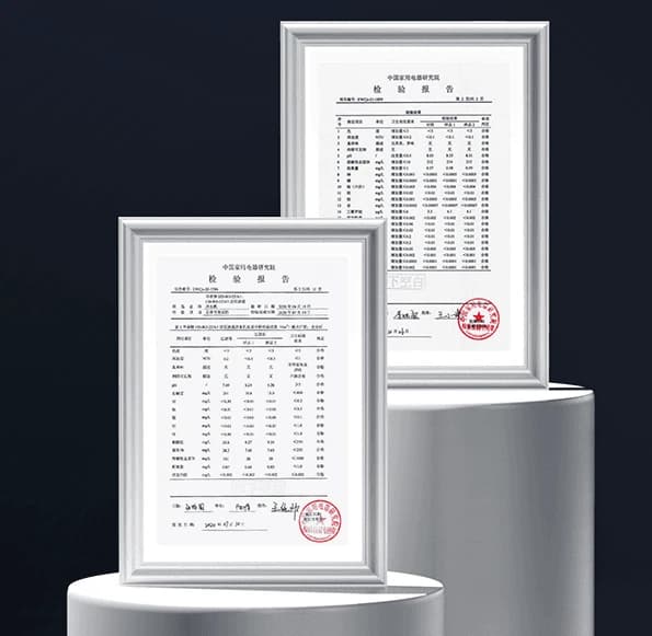 The WDHG01 certification documents