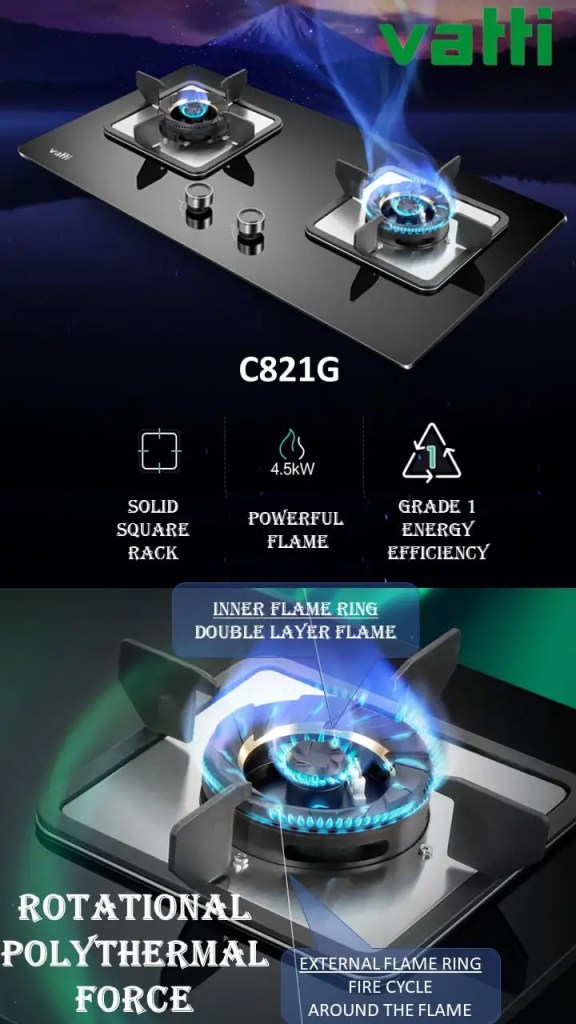 Cooker Hob VATTI Professional Series C821G